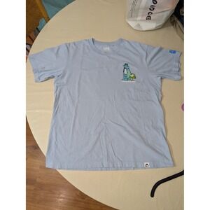 Uniqlo UT Pixar Monsters University Scare Games T-Shirt Mens Medium Blue Graphic